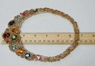 Vintage Panetta Crystal Necklace 6