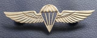 Israel Army Idf Metal Pin Badge Zahal Paratrooper Wings Military Old Type
