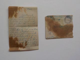 Wwi Letter 1918 On March Into Germany City Of Luxembourg 5th Division War Ww1