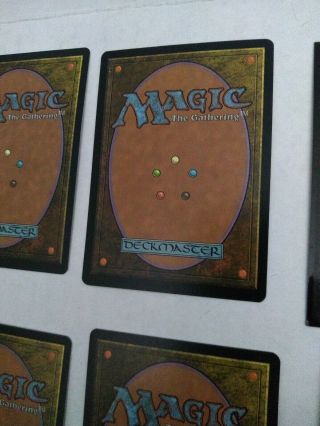 MTG ANCIENT TOMB PLAYSET Magic the Gathering Tempest edition SleeveS L@@K 8