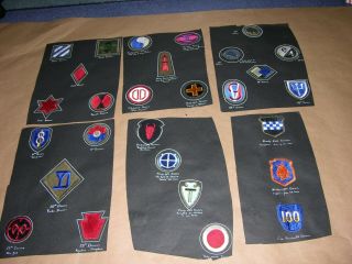 28 Ww 2 Airborne Patches 3rd,  4th,  5,  6,  7,  8,  9,  26,  27,  28,  29,  30,  32,  31,  33,  34,  35,  36,  100