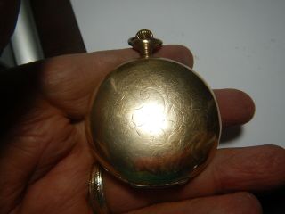 Elgin old pocket watch 2 1/8 inch does not run,  no second hand old estate 2