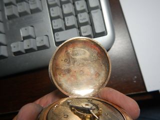 Elgin old pocket watch 2 1/8 inch does not run,  no second hand old estate 5