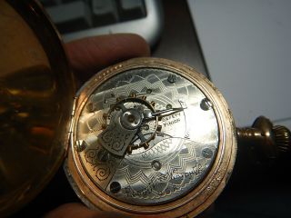 Elgin old pocket watch 2 1/8 inch does not run,  no second hand old estate 6