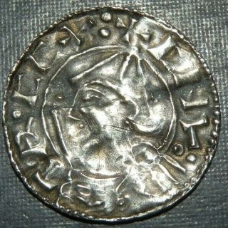 Medieval Silver Coin Anglo - Saxon 978 - 1016AD Cross Ancient Antique Aetheired II O 12