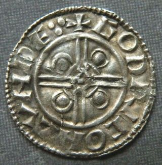 Medieval Silver Coin Anglo - Saxon 978 - 1016AD Cross Ancient Antique Aetheired II O 4