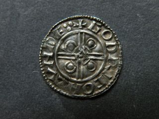 Medieval Silver Coin Anglo - Saxon 978 - 1016AD Cross Ancient Antique Aetheired II O 6