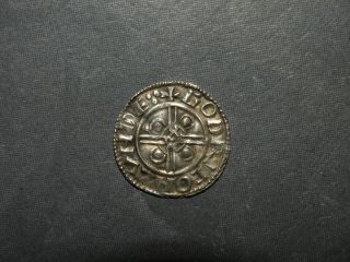 Medieval Silver Coin Anglo - Saxon 978 - 1016AD Cross Ancient Antique Aetheired II O 9