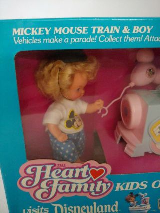 THE HEART BARBIE FAMILY KIDS ON PARADE VISIT DISNEYLAND MICKEY MOUSE TRAIN & BOY 2