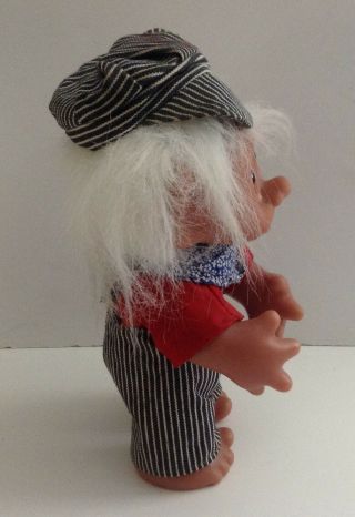 Vintage Troll Wishnick Doll Train Conductor 4