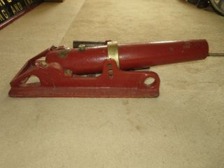 RARE Antique SCULLER SAFETY Corp.  CANNON LINE THROWING CANNON w/Original INSERT 5
