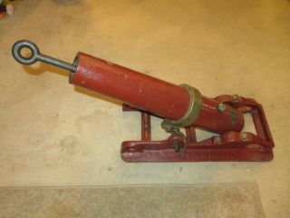 RARE Antique SCULLER SAFETY Corp.  CANNON LINE THROWING CANNON w/Original INSERT 7