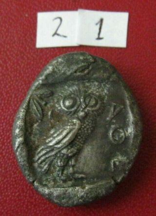 Ancient Greece - Attica - Athens Silver AR Tetradrachm 21 2