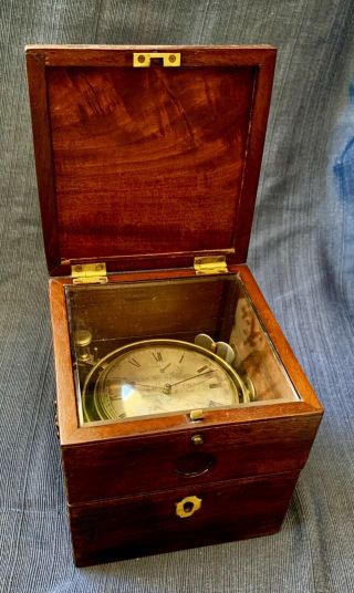 Rare 1839 Arnold & Dent Marine Nautical Ship Chronometer Clock 19th Century
