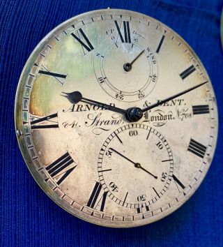 RARE 1839 Arnold & Dent Marine Nautical Ship Chronometer Clock 19th Century 2
