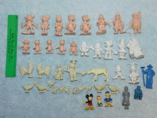 42 Marx Disney Figures Mickey Minnie Mouse Television Playhouse Play Set,  Others