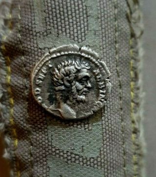 Roman Ancient Silver Denarius Clodius Albinus 195 - 197ad.