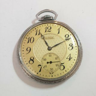 Antique Waltham Pocket Watch Running