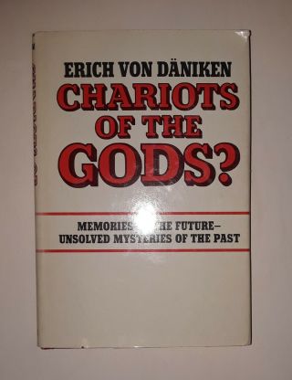 Chariots Of The Gods Erich Von Daniken (1969) Vgdj Vg,  Hc 1st Edition