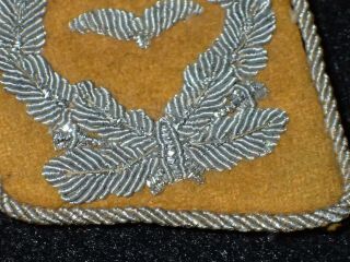 WWII Luftwaffe Flight Officer Collar Insignia Rank Tab Oberst Colonel - V.  Rare 2