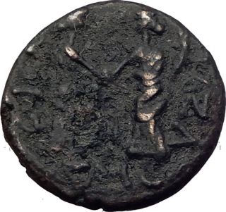 Commodus 177ad Gaza In Judaea Holy Land Area Authentic Ancient Roman Coin I64146