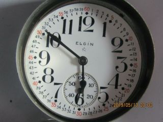 1911 Elgin B.  W.  Raymond Pocket Watch Parts 16s 19j Grade 372 For Parts/repair 3