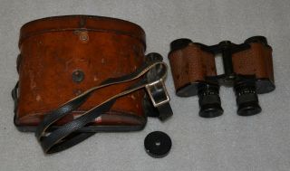 Wwii Era Army Signal Corps 6x Binoculars W/case Ww2 Talbot Reel Mfg Company