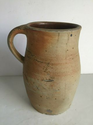 Antique Country French Provence Stoneware Pitcher Jug 18th 19th Century