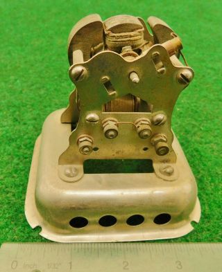 Antique Toy Electric Motor On Raised Steel Base - Ives? /