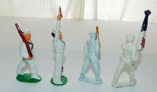 Set of 4 Different Vintage Barclay Manoil Sailor Lead Soldiers 4