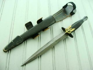 Vintage British Ww Sas Military F/s Fairbairn Sykes Commando Combat Dagger Knife