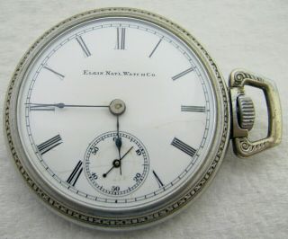 Antique 18s Elgin 11 Jewel Grade 102 Pocket Watch Parts Repair