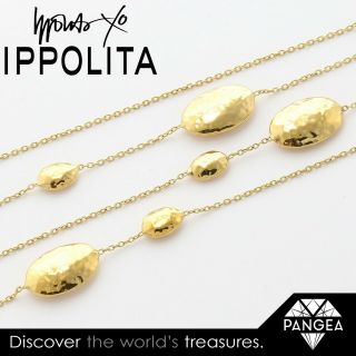 Ippolita 18k Yellow Gold Classico Beaded Station Necklace 37 " Retail: $2,  495