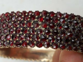 Special Victorian Garnet Parure,  Necklace,  Ring,  Earrings/box Bangke Bracelet 12