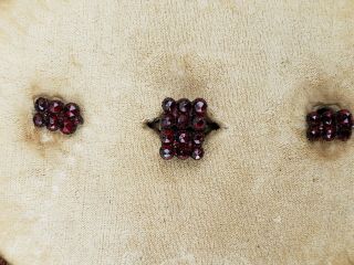 Special Victorian Garnet Parure,  Necklace,  Ring,  Earrings/box Bangke Bracelet 4