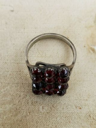 Special Victorian Garnet Parure,  Necklace,  Ring,  Earrings/box Bangke Bracelet 6