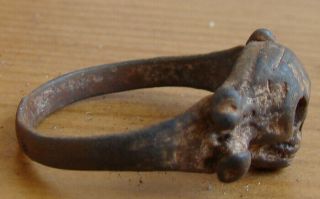 Rare Imperial German Ww1 Skull Ring 1914 - 1918