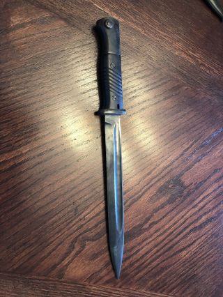 WWII / WW2 German Army K98 Rifle Bayonet with Scabbard and Leather Belt Frog 6