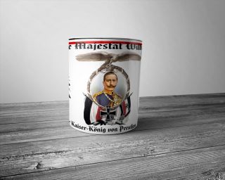 Wwi German Patriotic Mug Kaiser Wilhelm Ii German Emperor And King Of Prussia