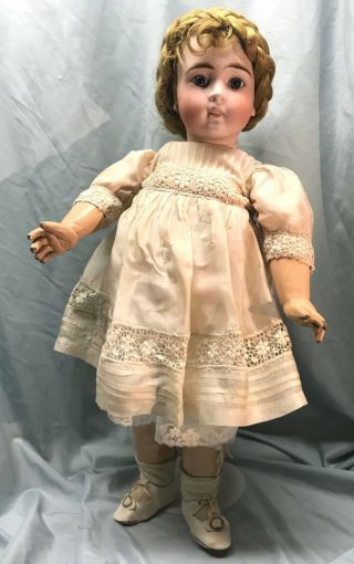 Antique Sonnenberg Bebe Marked 136 On Early Jumeau Body Perfect - Bargain Price