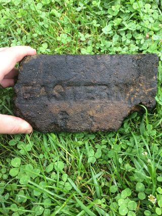 Very Rare Antique Brick Labeled “eastern” Salvaged Old Hard Find