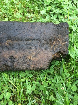 Very Rare Antique Brick Labeled “Eastern” Salvaged Old Hard Find 4