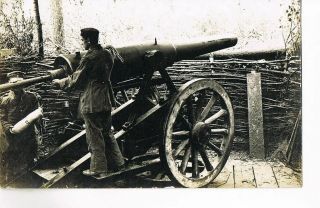 Wwi Photo No.  280 Cannon Trench