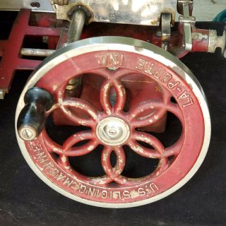 Antique Van Berkel ' s US Slicing Machine Hand Crank Flywheel Deli Meat Slicer 4