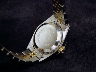 Rolex Datejust Ladies 2Tone 18K Gold & Stainless Steel Watch White Roman 69173 5