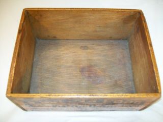 RARE 1890S MELLINS BABY FOOD 5 SINGLE BOARD WOOD DOVETAILED BOX CRATE 4