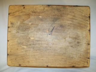 RARE 1890S MELLINS BABY FOOD 5 SINGLE BOARD WOOD DOVETAILED BOX CRATE 7