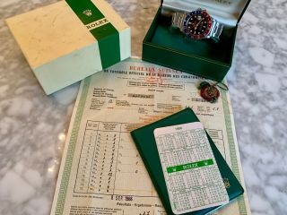 Vintage Rolex 1675 Tropical Gilt Gmt - Box & Papers - Unpolished - 1966