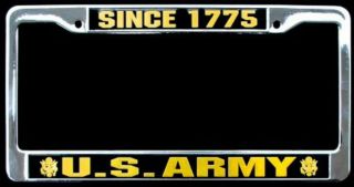 U.  S.  Army Since 1775 Military License Plate Frame