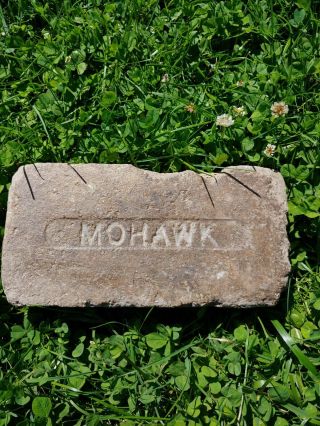 Very Rare Antique Brick Labeled “mohawk” Mohawk Brick Company York 1920s